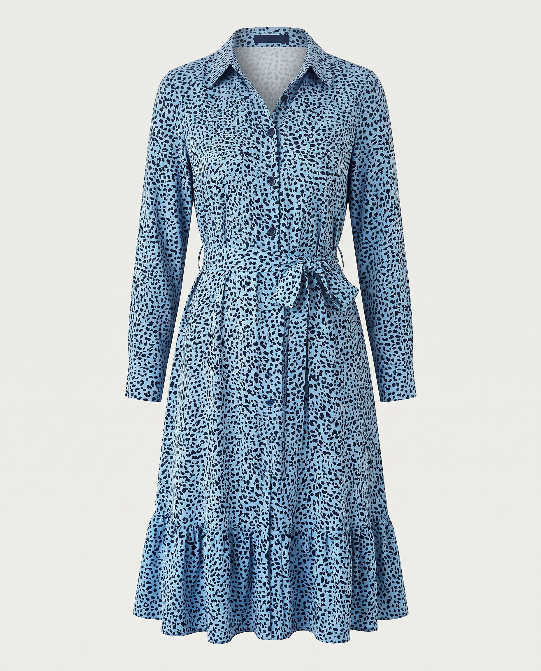 ROMAR Savanna Shirt Midi Dress featuring a stylish, flowy fabric and a flattering midi length, perfect for casual or semi-formal wear.