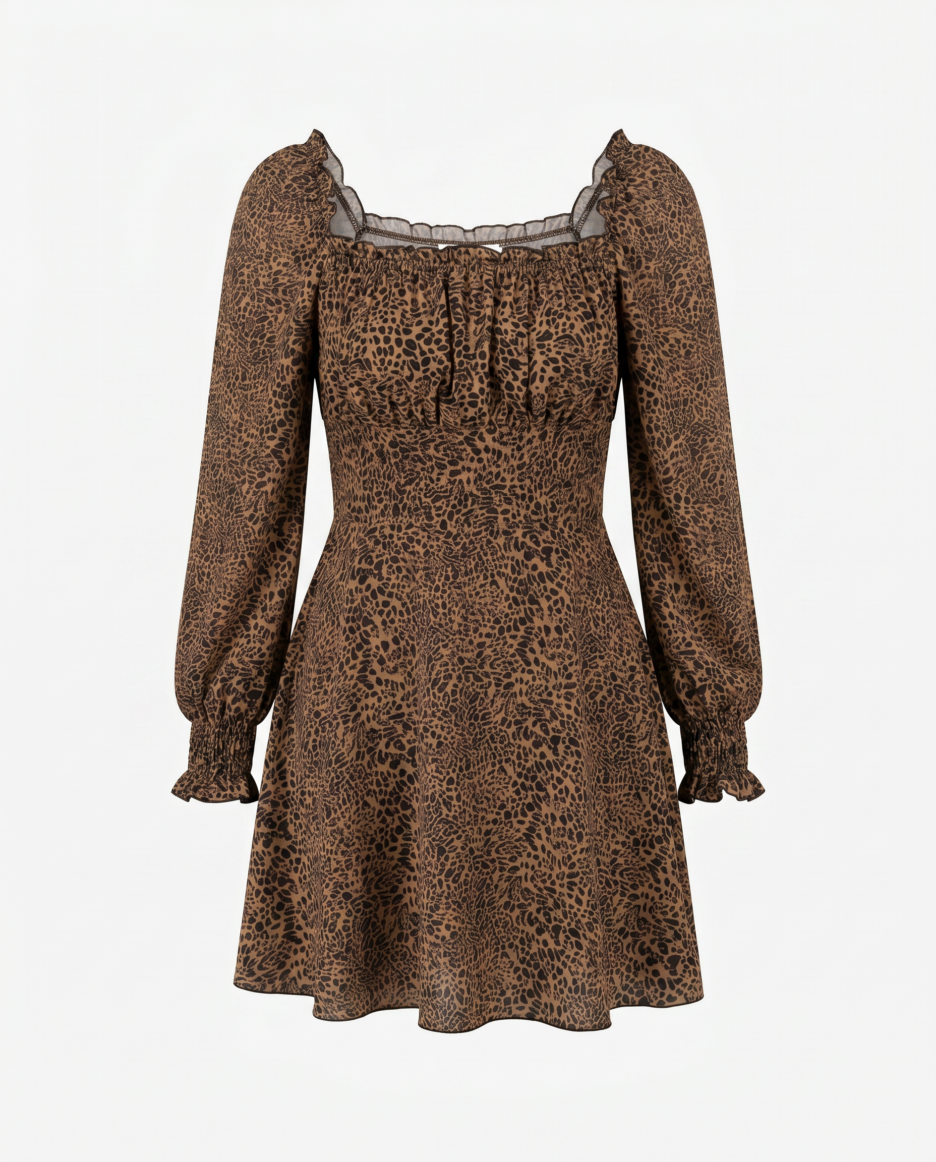 Wildrose Smocked Minikleid