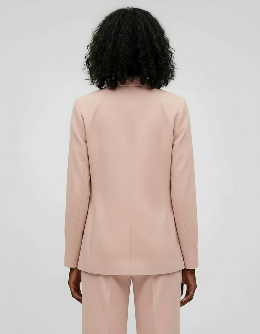Tailored Single-Button Blazer